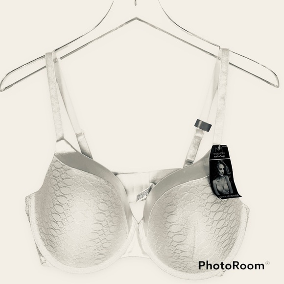 Maidenform White Lace Extra Coverage Sweet Nothings Bra - 40D - Picture 2 of 10